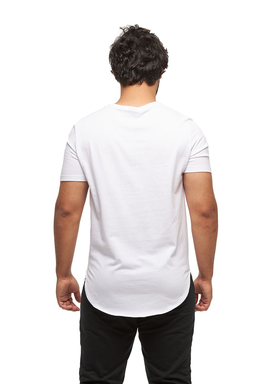 CAMISETA LONGLINE MASCULINO OVERSIZED CAMISA MANGA CURTA