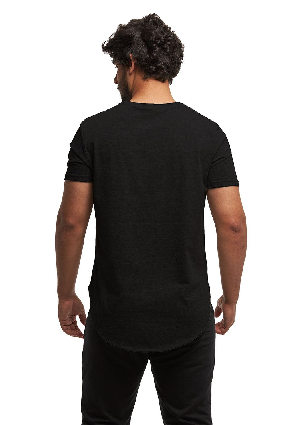 CAMISETA LONGLINE MASCULINO OVERSIZED CAMISA MANGA CURTA