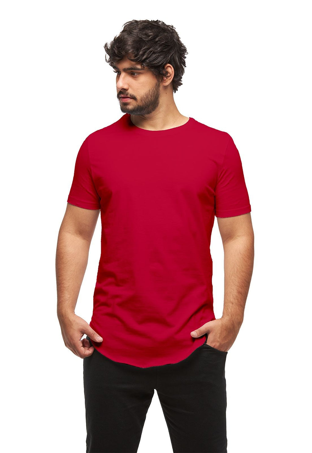 CAMISETA LONGLINE MASCULINO OVERSIZED CAMISA MANGA CURTA