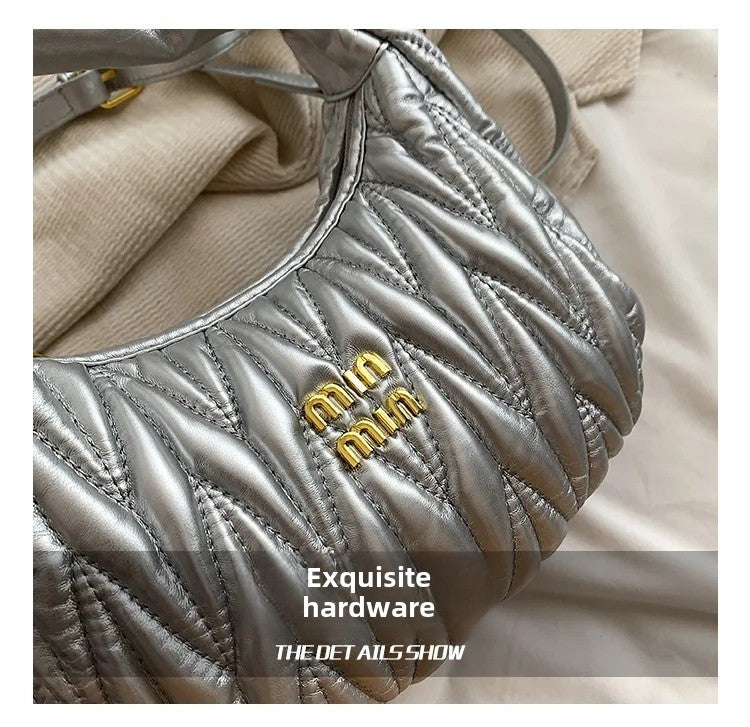 Bolsa feminina transversal couro PU