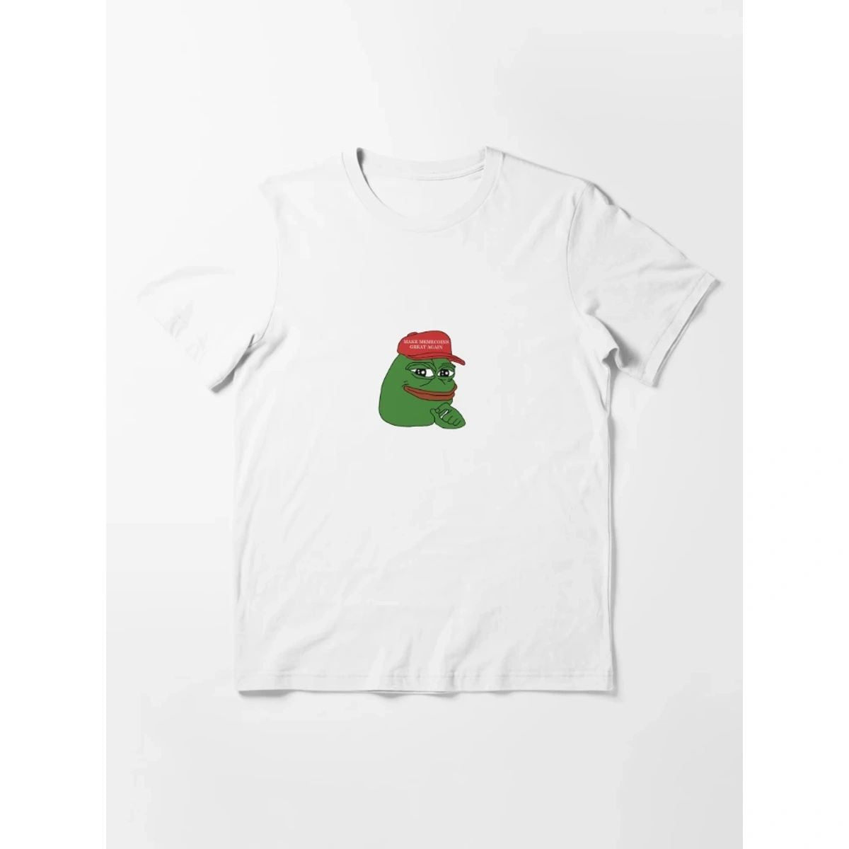Camisa Pepe Cryptocurrency masculina básica 100% algodão