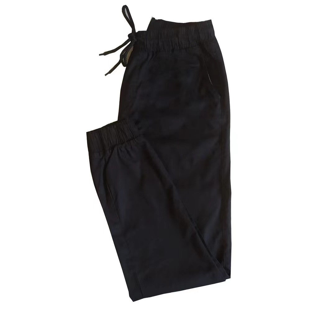 Calças Jogger Sarja Masculino Slim com Elastico