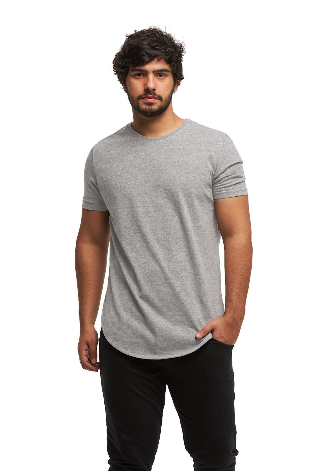 CAMISETA LONGLINE MASCULINO OVERSIZED CAMISA MANGA CURTA