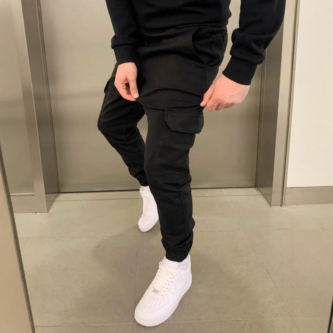 Casual Pocket Men'S Sportswear Cargo Pants