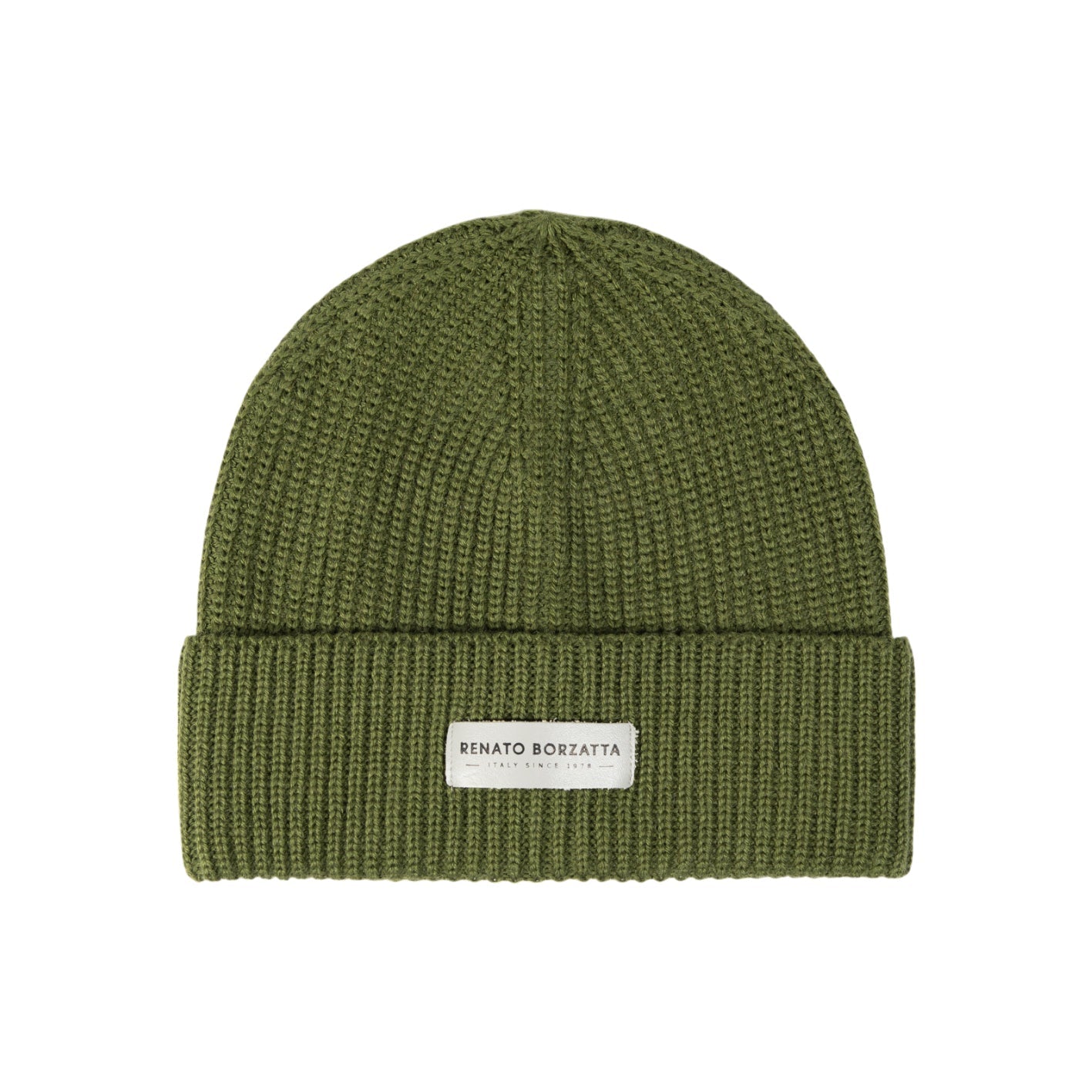 RB5003E  | Berretto in Maglia CERVINO Misto Lana Made in Italy. Colore Verde - Taglia Unica-0