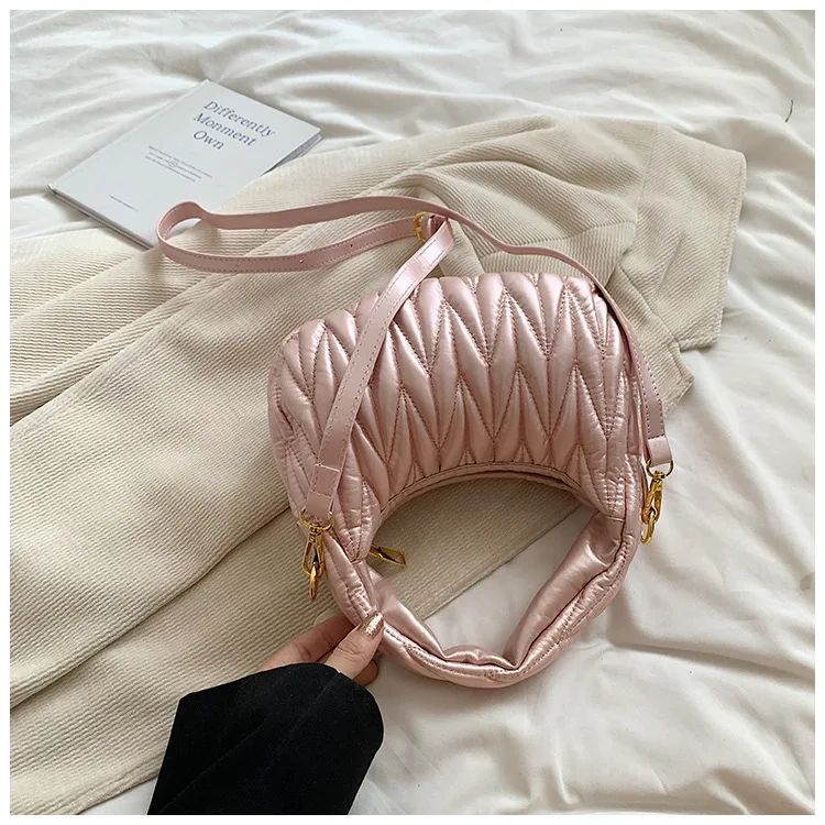 Bolsa feminina transversal couro PU