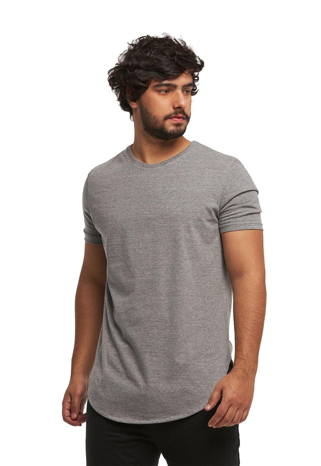 CAMISETA LONGLINE MASCULINO OVERSIZED CAMISA MANGA CURTA