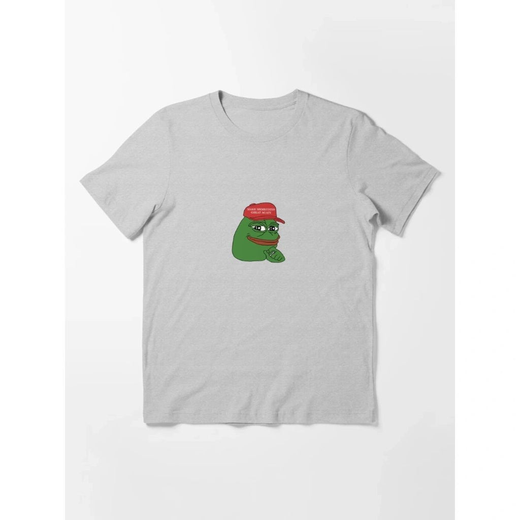 Camisa Pepe Cryptocurrency masculina básica 100% algodão