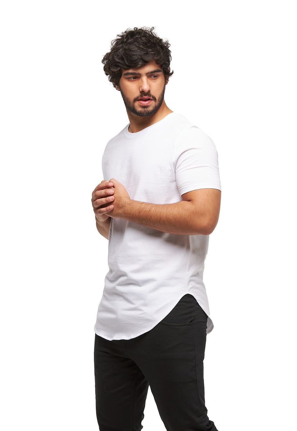 CAMISETA LONGLINE MASCULINO OVERSIZED CAMISA MANGA CURTA