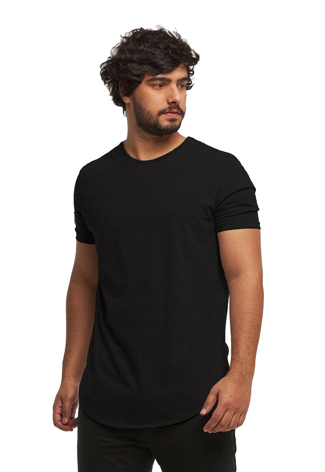 CAMISETA LONGLINE MASCULINO OVERSIZED CAMISA MANGA CURTA